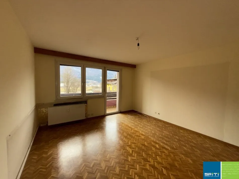 3-Zimmer-Wohnung mit südseitiger Loggia und Parkplatz in Hermagor - Bild