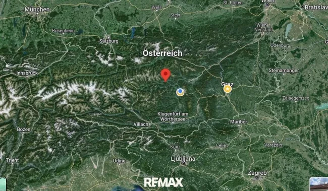 Karte Österreich