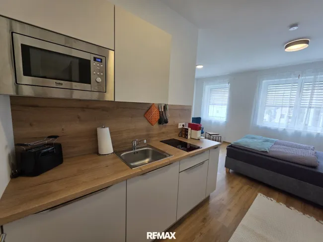 Möbliertes 1-Zimmer-Apartment ohne Loggia € 520,- inkl. BK, HK, Strom u. Wlan - Bild