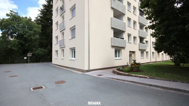 Blick auf die Loggia