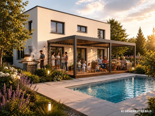 Ihr neues Zuhause im Grünen nahe Wien | Modernes Massivhaus mit Grundstück direkt von Bauträger - Titelbild