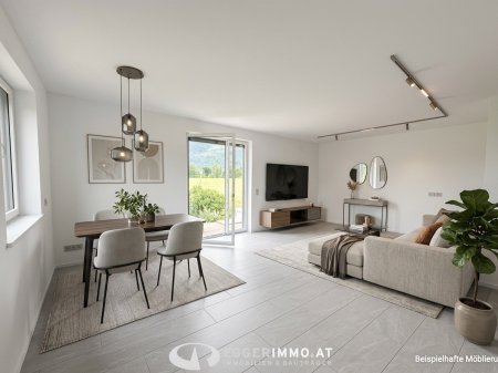 Neubau 2-Zimmerwohnung, großer Balkon, ausgezeichnete Lage in Maishofen, Fertigstellung Ende 2026