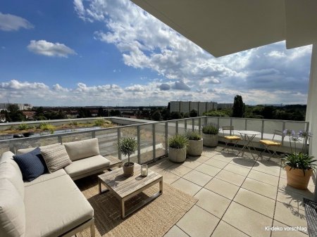 GROSSE TERRASSE: 3-Zimmer-Neubau AB SOFORT