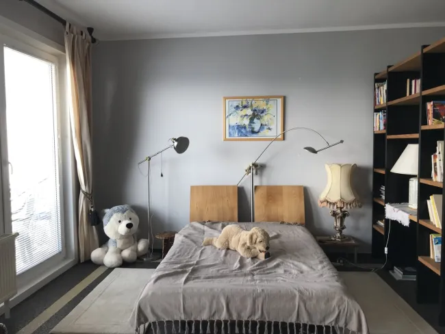 Donauparkblick: Spacious studio apartment on a higher floor for short or long term rent! - Bild