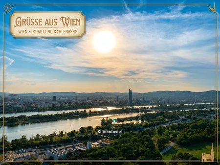 Donauparkblick: Spacious studio apartment on a higher floor for short or long term rent!