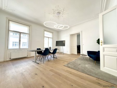 STILVOLLES ALTBAUBÜRO | 3 BÜRORÄUME | TOP-ZUSTAND | PARKETT | BALKON