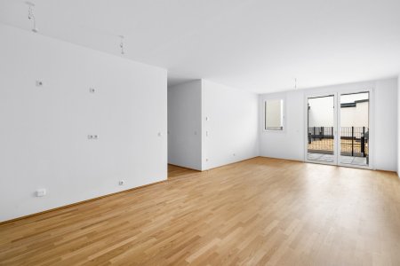 NEUBAU / NÄHE BAHNHOF FLORIDSDORF, U6 - Neue 74 m² EG-Wohnung mit ca. 15 m² Terrasse (Top 01)