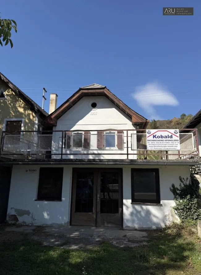 Sanierungsbedürftiger Weinkeller/Wohnhaus mit Weingarten - Titelbild