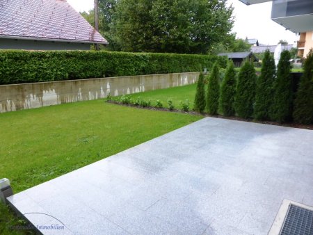 PROVISIONSFREI - MIETE GLANEGG: Wunderschöne 54 m² 2 Zimmer-Gartenwohnung mit ca. 60 m² Süd-West Garten