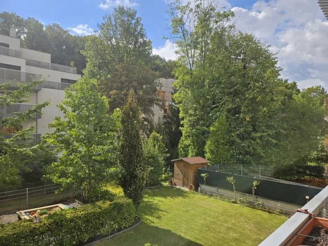 Ausblick Garten