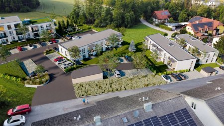 NEUBAU: 3-Zimmer-Wohnung mit Terrasse in Thalheim bei Wels/Mühlental – provisionsfrei