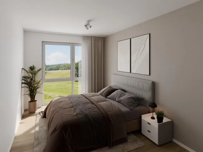 Tolle 2-Zimmer-Wohnung mit Terrasse und Garten in Thalheim bei Wels/Mühlental – provisionsfrei - Bild