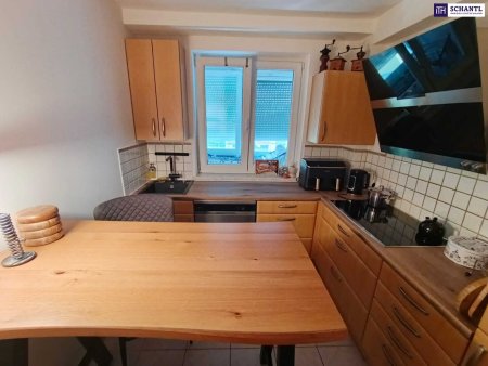 Vollmöbliert, Miete inkl. BK + Heizung! 1-Zimmer-Wohnung mit Loggia!