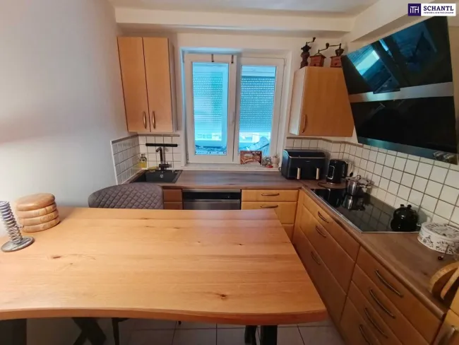 Vollmöbliert, Miete inkl. BK + Heizung! 1-Zimmer-Wohnung mit Loggia! - Bild
