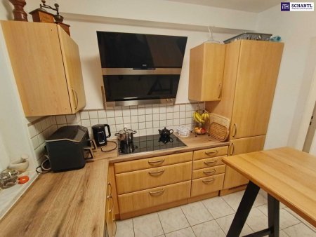 Vollmöbliert, Miete inkl. BK + Heizung! 1-Zimmer-Wohnung mit Loggia!