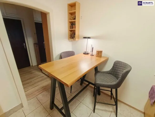 Vollmöbliert, Miete inkl. BK + Heizung! 1-Zimmer-Wohnung mit Loggia! - Titelbild