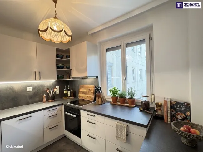 Top 3 Zimmer mit neuer Küche und Einzelgarage - super Lage! - Bild