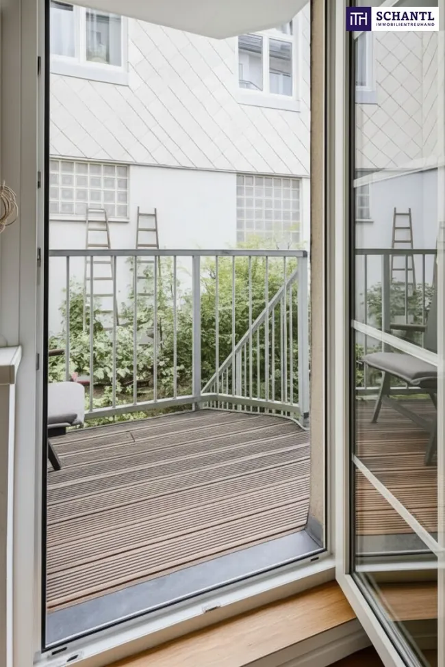 Balkon zum Garten