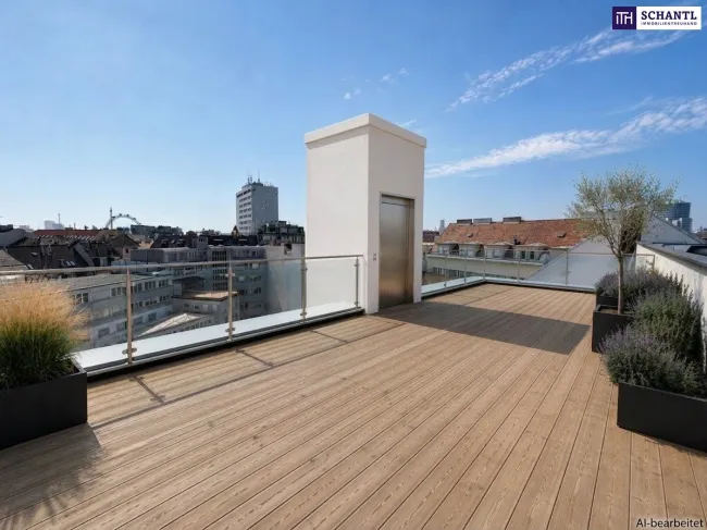 ++ PENTHOUSE DE LUXE ++ Eine Rarität auf dem Wiener Immobilienmarkt! Mit dem Lift auf die eigene Dachterrasse - Titelbild