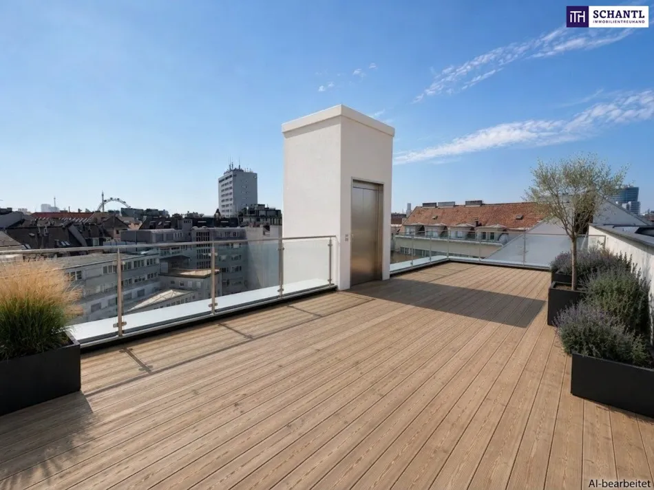 ++ 8 ZIMMER-PENTHOUSE ++ Eine Rarität in Wien + private Liftfahrt auf die Dachterrasse - Titelbild