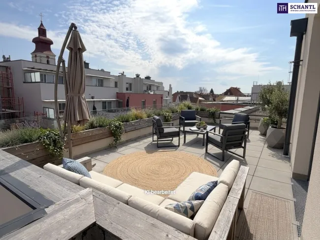 WOW wie cool!! Geniale DG- Wohnung mit 4 Zimmer und 2 Terrassen! Ab Q3/26 - Bild