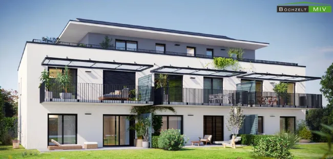 Bauträgergrundstück in Bruck an der Mur - genehmigtes Projekt für 7 Wohneinheiten (inkl. Penthouse) mit Tiefgarage - Titelbild