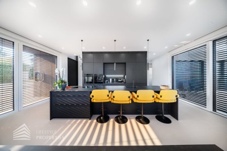 Exklusive Designvilla mit Firmensitz, 15-Meter-Pool & 271 m² Fahrzeuggarage