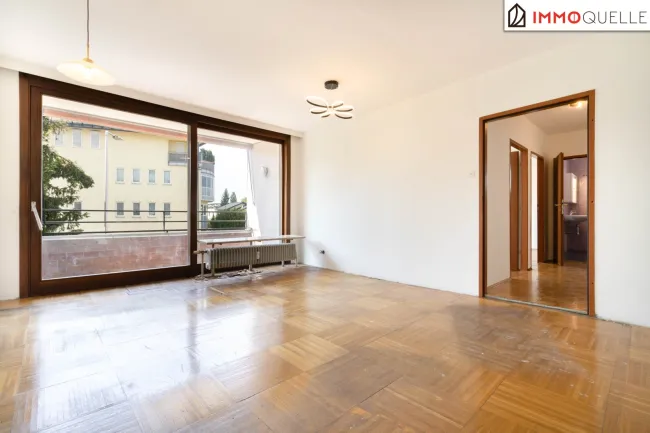 Ruhiges Wohnen nahe der Traun - Sonnige 3-Zimmer-Wohnung mit durchdachter Raumaufteilung, westlich ausgerichteter Loggia 4,27m² und kurzen Wegen zur Traun - Bild