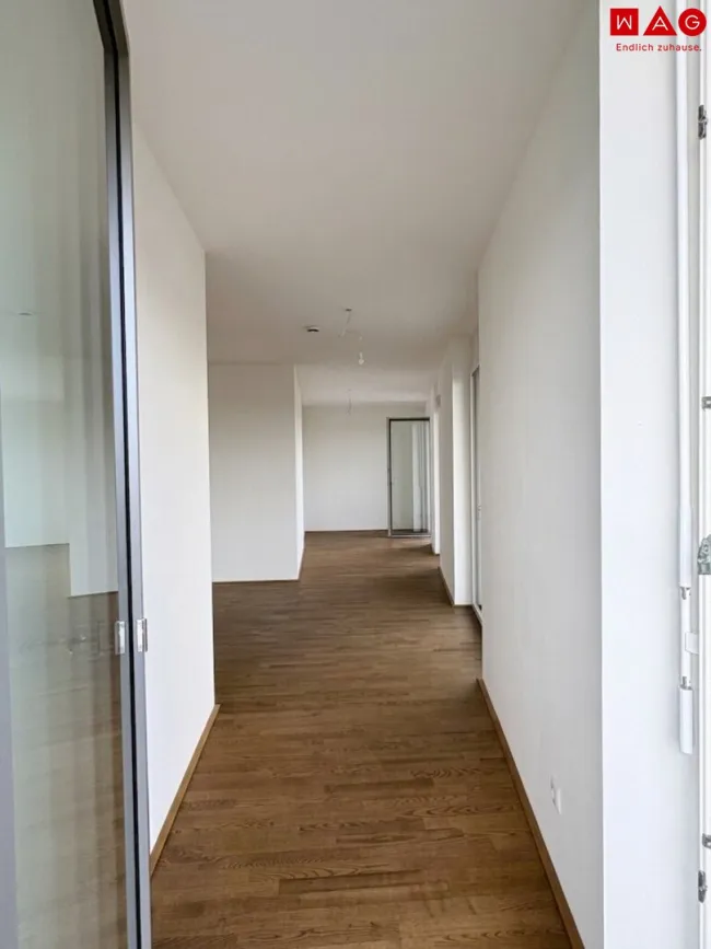 Ansicht Wohnesszimmer von Terrasse