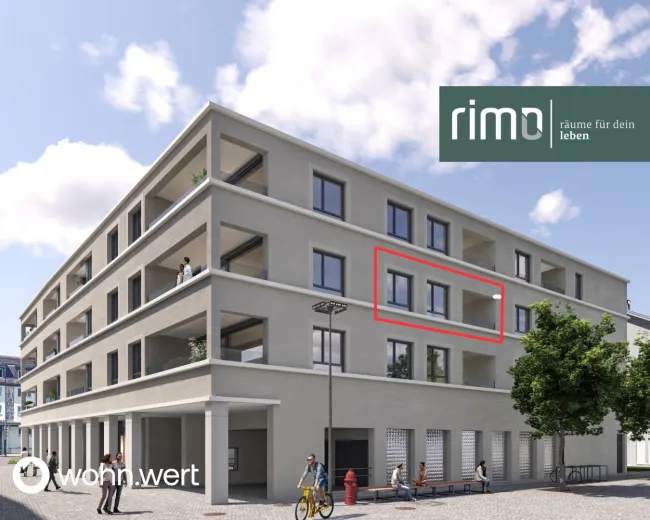 2-Zimmerwohnung am Jahnplatz inmitten von Feldkirch - Erstbezug - zu mieten - Top A2.3 - Titelbild