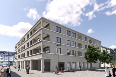 2-Zimmerwohnung am Jahnplatz inmitten von Feldkirch - Erstbezug - zu mieten - Top A2.7