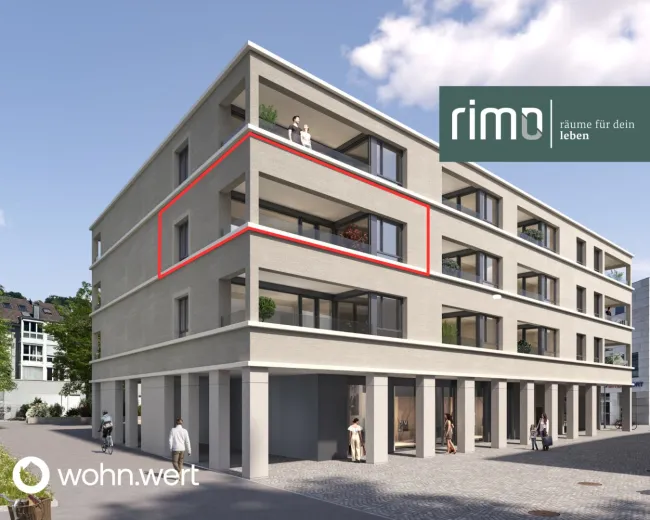 2-Zimmerwohnung am Jahnplatz inmitten von Feldkirch - Erstbezug - zu mieten - Top A2.7 - Titelbild