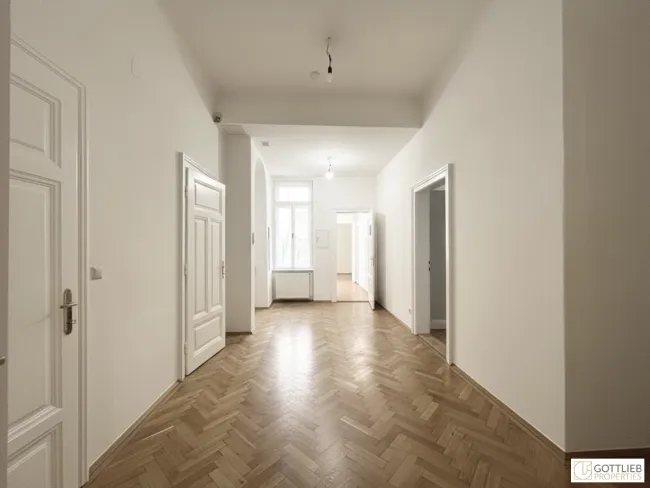 Unbefristet im Diplomatenviertel! Repräsentatives 5-Zimmer-Stilaltbau-Büro mit zwei kleinen Balkonen beim Arenbergpark - Bild