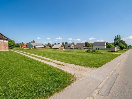Blick zum Grundstück