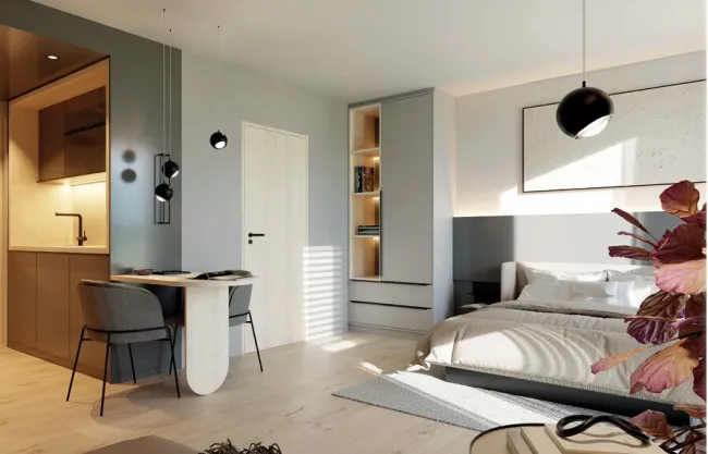 Voll möblierte Anlegerapartments mit organisierter Erstvermietung - Bild