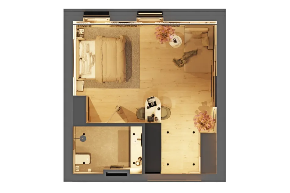 Voll möblierte Anlegerapartments mit organisierter Erstvermietung - Bild