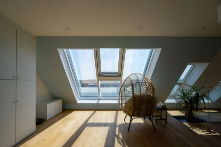 Luxusapartment mit Blick auf die Gloriette – 252 m² Dachgeschoß mit Balkon und Terrasse