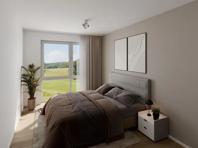Provisionsfreie 3-Zimmer-Wohnung mit Balkon in Thalheim bei Wels/Mühlental – Wohnen oder investieren - Bild