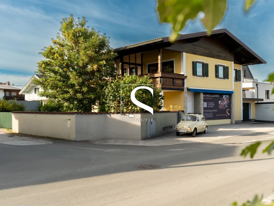 ein HAUS. zwei IDEEN. | Einfamilienhaus mit Geschäftslokal in Maxglan | Wohnen & Arbeiten unter einem Dach - Titelbild