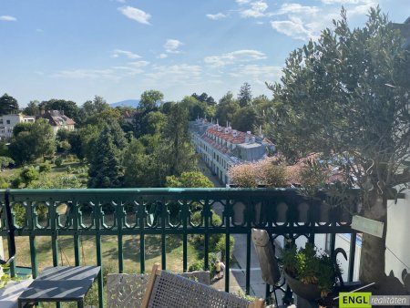 Blick vom Balkon