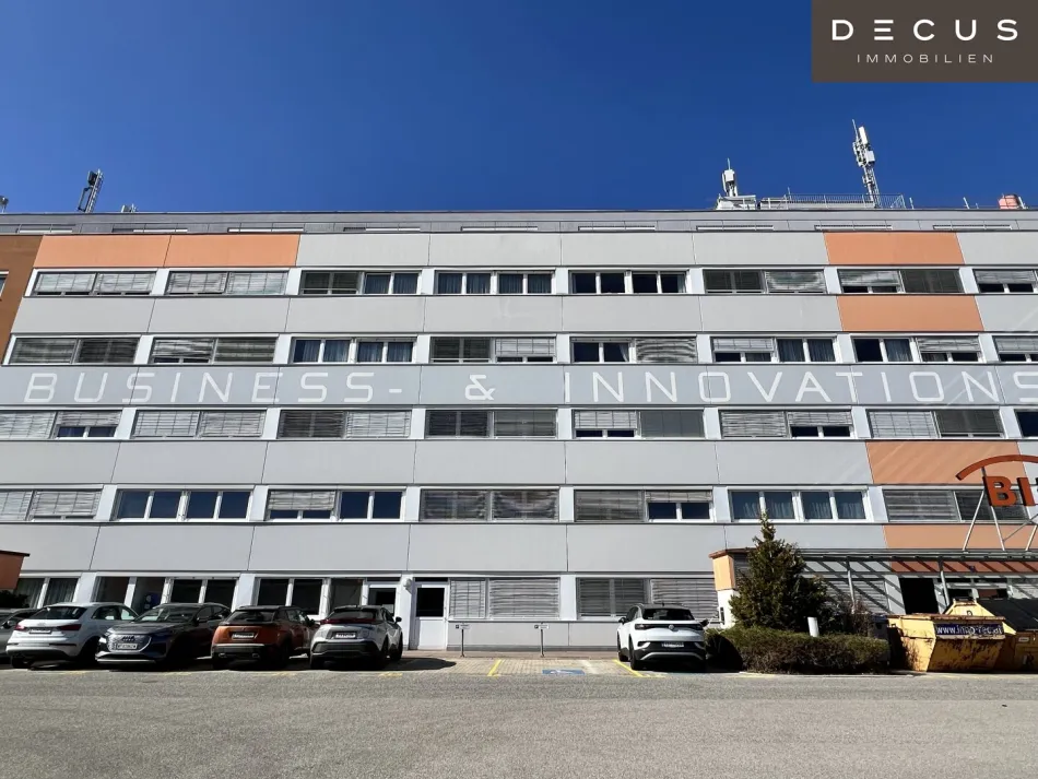 | BIZ St. Pölten - Kleinbüros | BUSINESS und INNOVATIONSZENTRUM | E-Ladestationen vor Ort - Titelbild