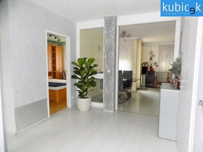 Vorraum mit Blick ins Wohnzimmer