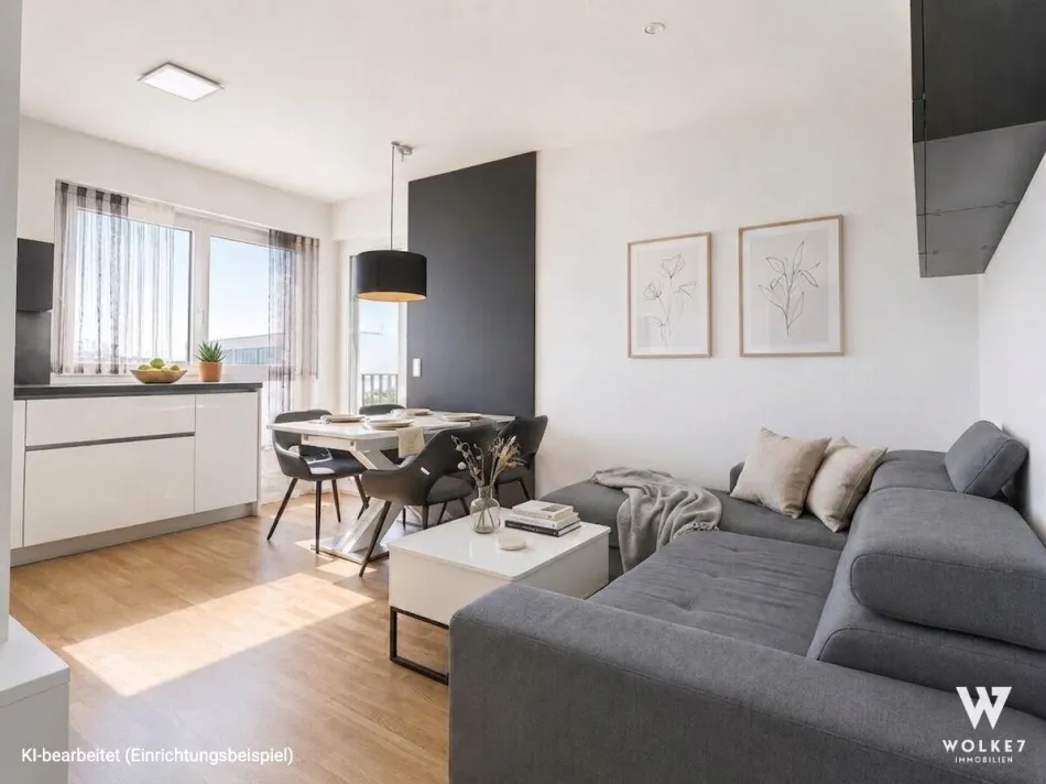 *** Urbanes Wohnen mit Weitblick - Dachgeschoss mit Balkon & Klima im Süden Wiens *** - Titelbild