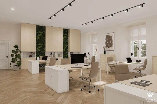 Bürofläche im Herzen Korneuburgs | Nutzfläche ca. 112 m2 | Terrasse mit ca. 27 m2 | barrierefrei | Planung noch individuell anpassbar | Bezugsfertig März 2028 - Bild