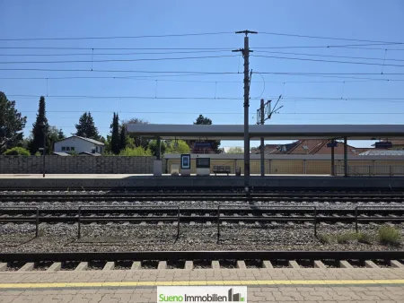 Bahnhof Gunskirchen in unmittelbarer Nähe