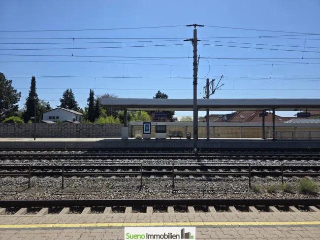 Bahnhof Gunskirchen in unmittelbarer Nähe