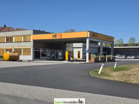 Tankstelle in unmittelbarer Nähe
