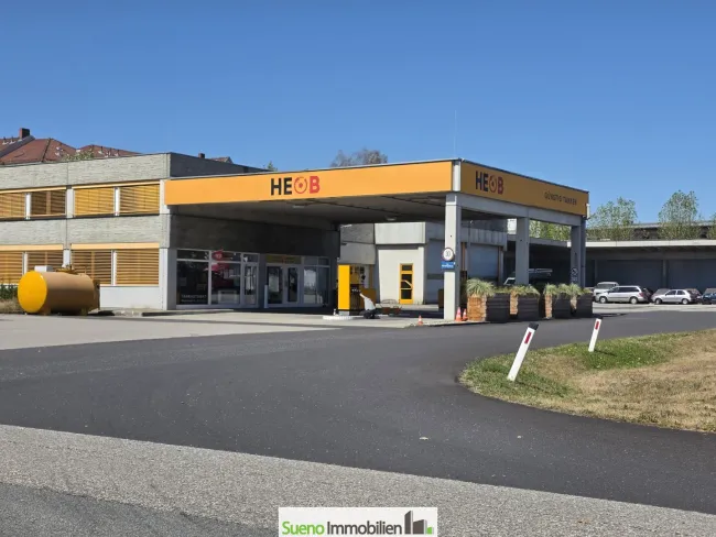Tankstelle in unmittelbarer Nähe