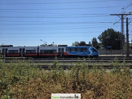 Bahnhof Gunskirchen in unmittelbarer Nähe