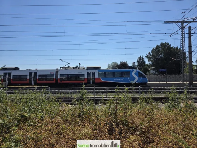 Bahnhof Gunskirchen in unmittelbarer Nähe